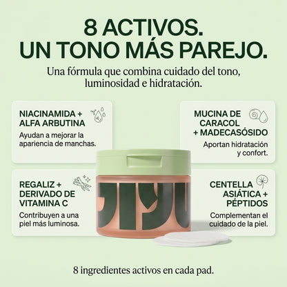 Tonaé - Pads Renovadores de Tono Facial