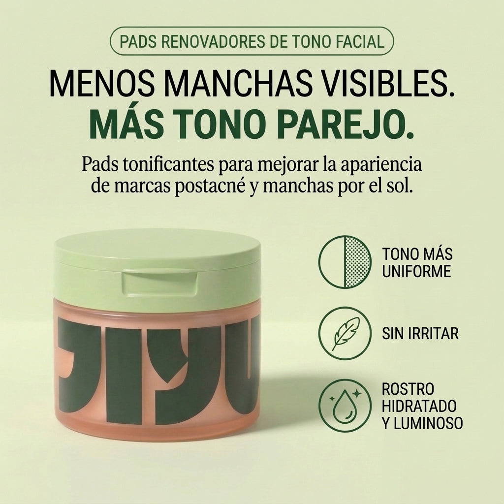 Tonaé - Pads Renovadores de Tono Facial