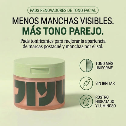 Tonaé - Pads Renovadores de Tono Facial
