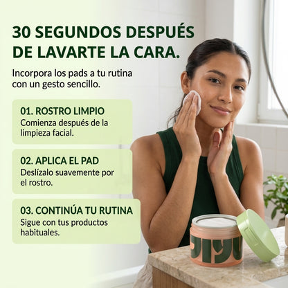 Tonaé - Pads Renovadores de Tono Facial